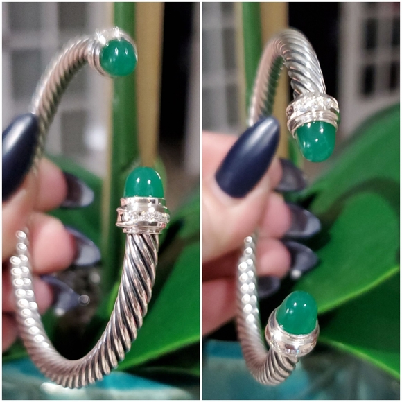 David Yurman Jewelry - 💎NEW ARRIVAL💎DAVID YURMAN💎GREEN ONYX DIAMONDS